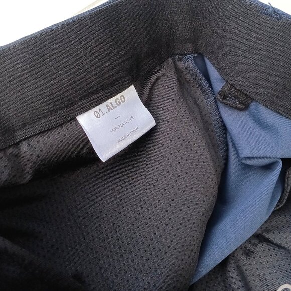 01 ALGO Pants 52 x 30 Navy Blue Performance Fit Moisture Wicking UPF 40 Mens - Picture 11 of 13
